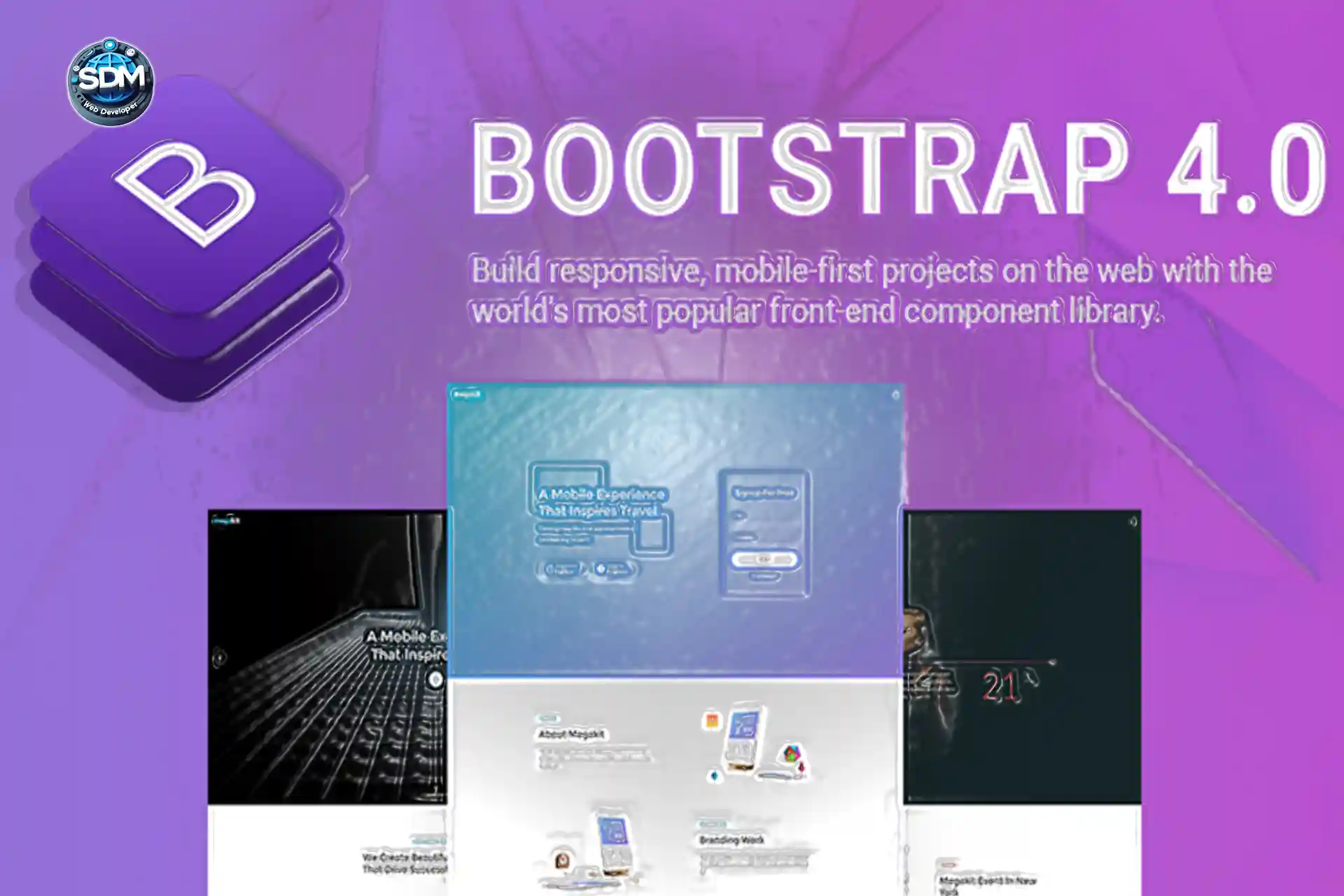 الگو های bootstrap در طراحی سایت